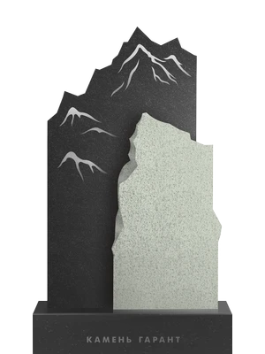 Двухчастная стела с символикой единства